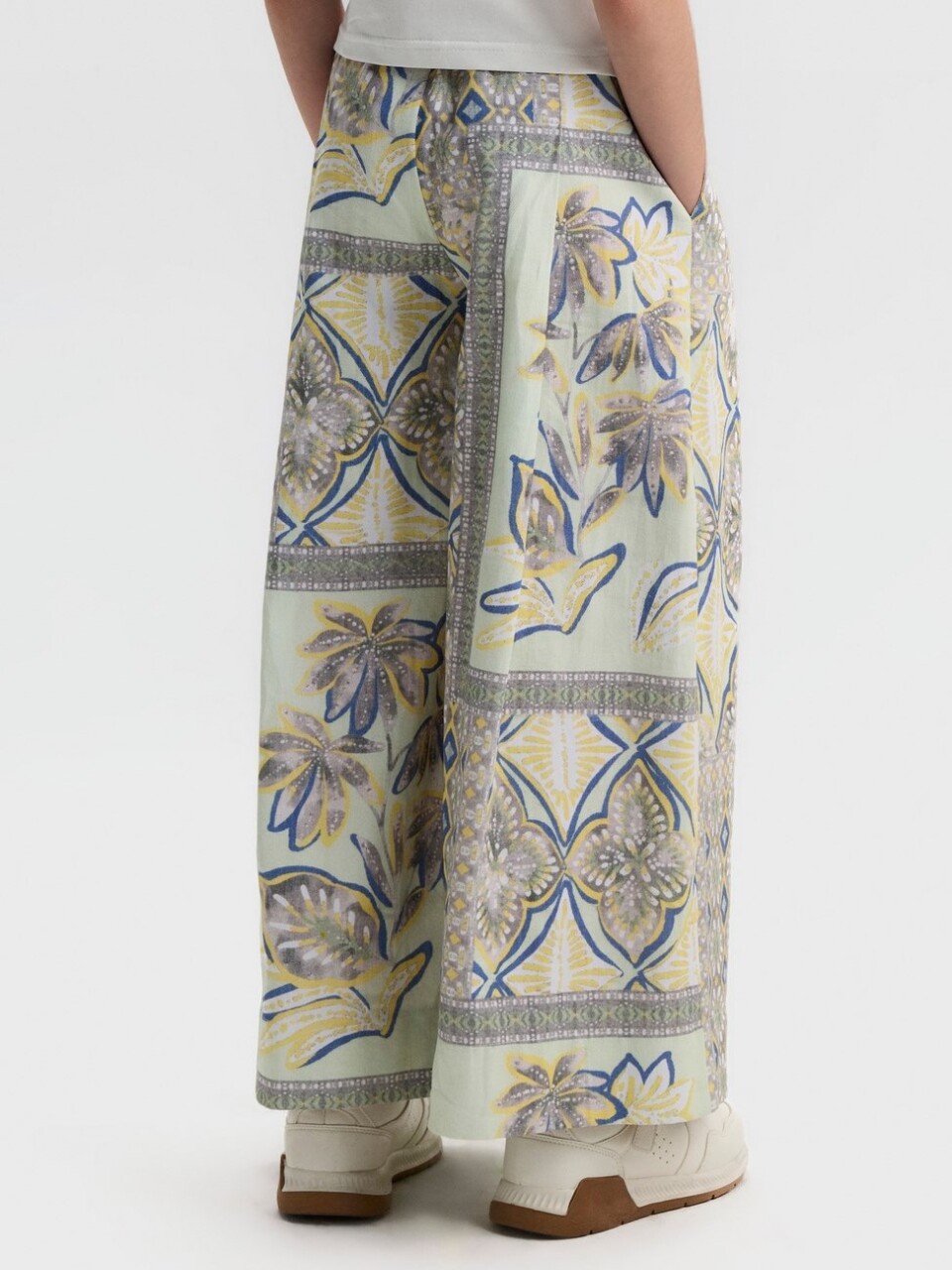 Kız Çocuk Pantolon 8-14 Yaş 51306 Mint - 4