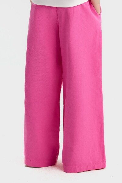 Kız Çocuk Pantolon 8-14 Yaş 51311 Fuşye - 2