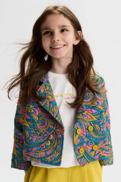 Kız Çocuk Ceket 8-14 Yaş 31303 Pembe - NK KİDS