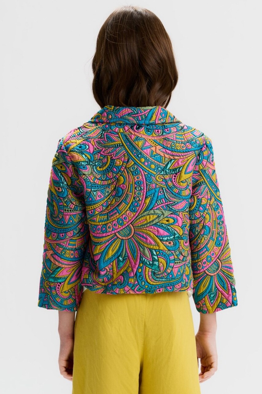 Kız Çocuk Ceket 8-14 Yaş 31303 Pembe - 3