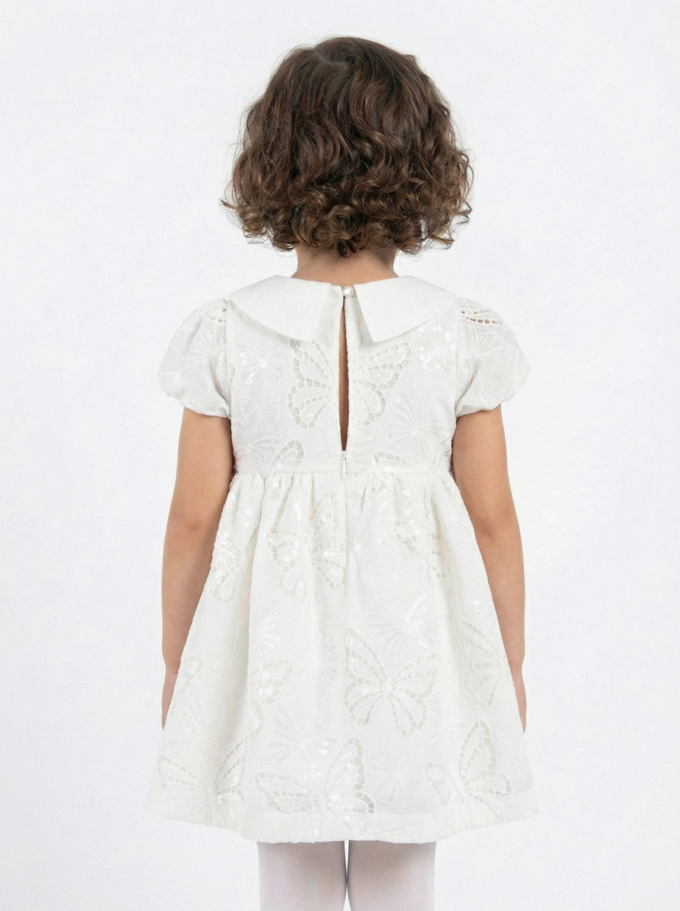 Kız Çocuk Elbise 1-4 Yaş 71600 Ekru - 2