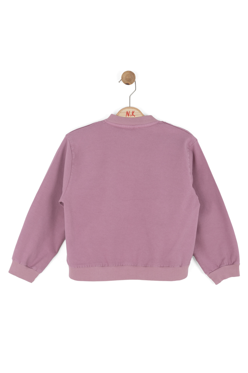 Kız Çocuk Ceket 8-14 Yaş 31318 Gül Kurusu - 5