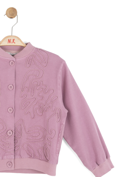 Kız Çocuk Ceket 8-14 Yaş 31318 Gül Kurusu - 6