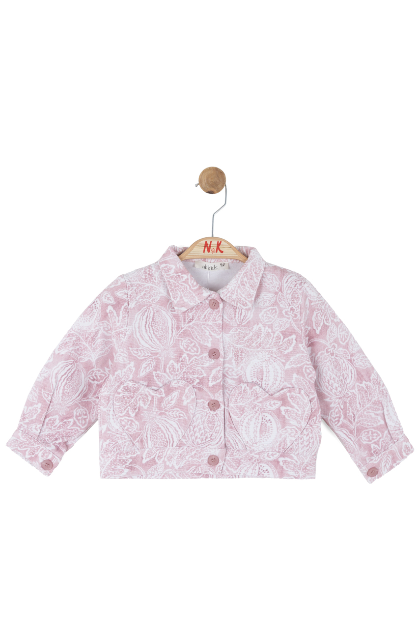 Kız Çocuk Ceket 1-4 Yaş 31613 Pudra - 3