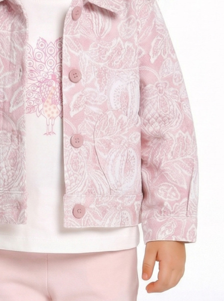 Kız Çocuk Ceket 1-4 Yaş 31613 Pudra - 7