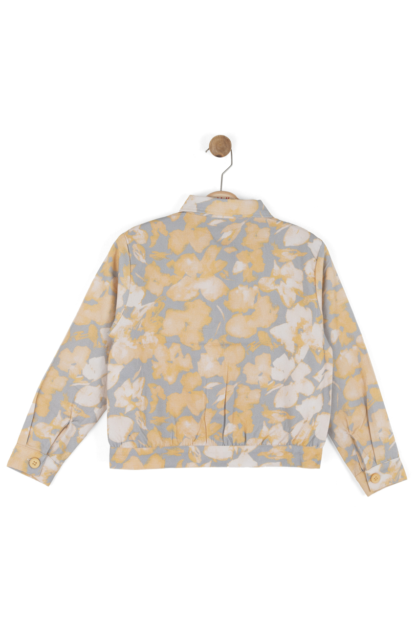 Kız Çocuk Gömlek 8-14 Yaş 31359 Sarı - 7