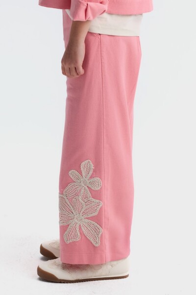 Kız Çocuk Pantolon 4-8 Yaş 51520 Pembe - 3