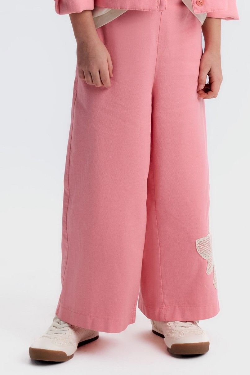 Kız Çocuk Pantolon 4-8 Yaş 51520 Pembe - 4