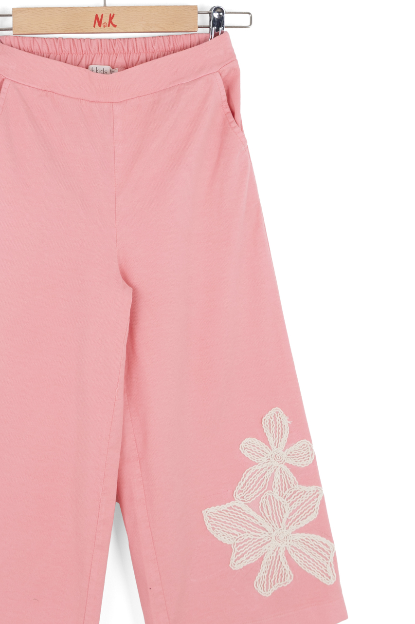 Kız Çocuk Pantolon 4-8 Yaş 51520 Pembe - 7