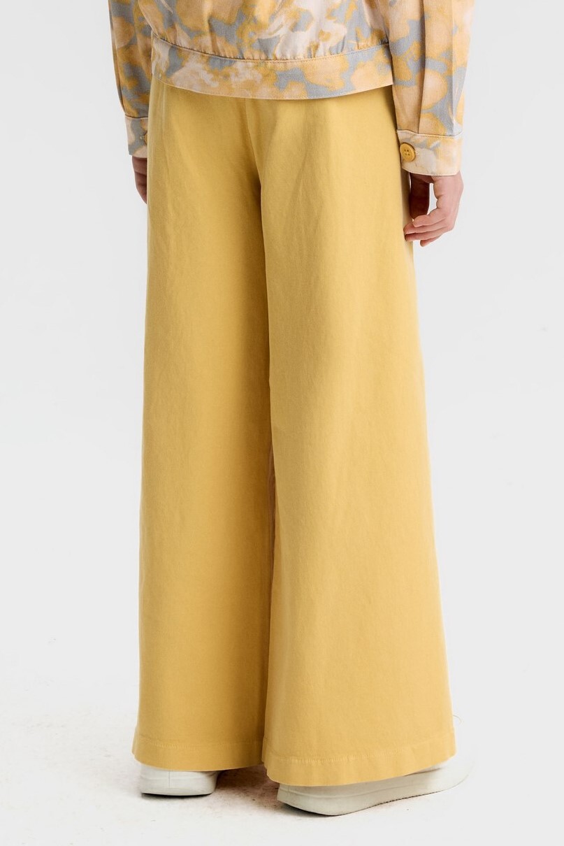 Kız Çocuk Pantolon 8-14 Yaş 51310 Sarı - 3