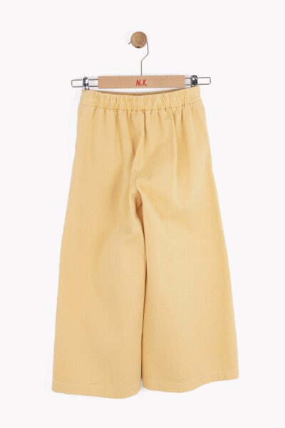 Kız Çocuk Pantolon 8-14 Yaş 51310 Sarı - 6