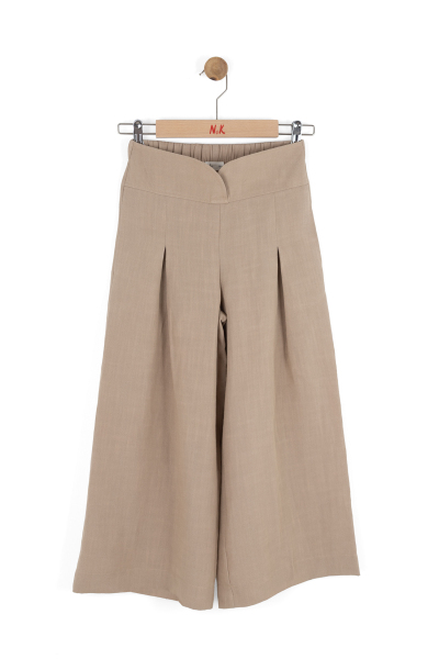 Kız Çocuk Pantolon 8-14 Yaş 51313 Vizon - 3