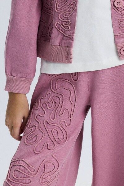 Kız Çocuk Pantolon 8-14 Yaş 51318 Gül Kurusu - 3