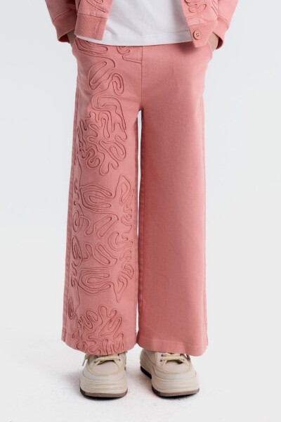 Kız Çocuk Pantolon 8-14 Yaş 51318 Coral - NK KİDS