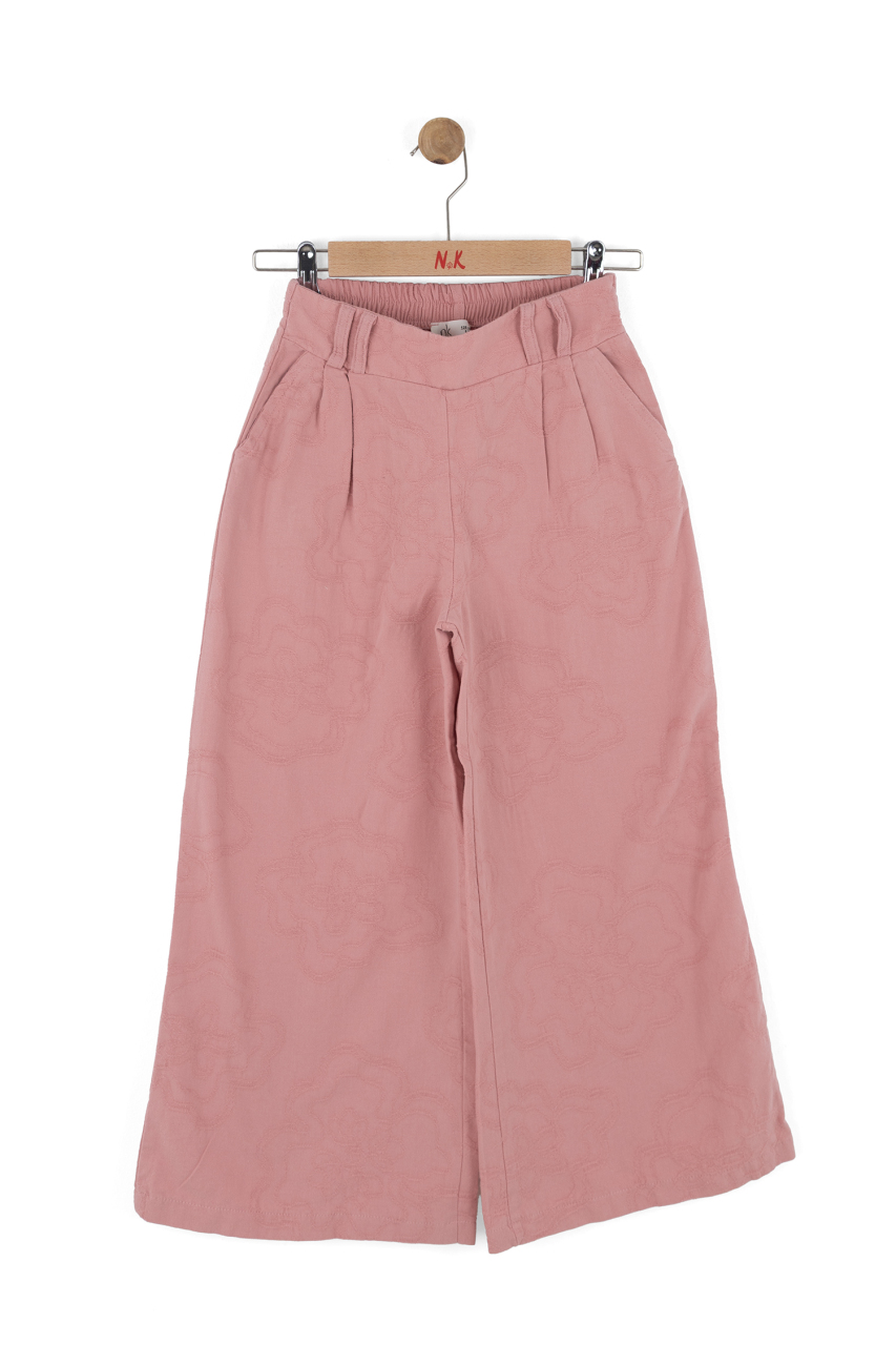 Kız Çocuk Pantolon 8-14 Yaş 51333 Gül Kurusu - 5