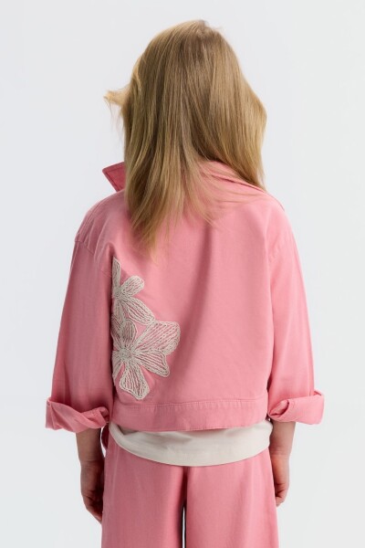 Kız Çocuk Ceket 4-8 Yaş 31532 Pembe - 3