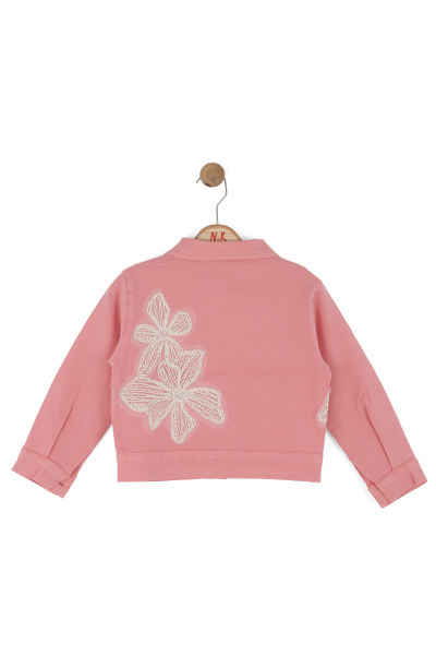 Kız Çocuk Ceket 4-8 Yaş 31532 Pembe - 7