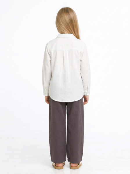 Kız Çocuk 3'lü Alt Üst Kombin Takmı 4-8 Yaş SET0516 Kahverengi - 2