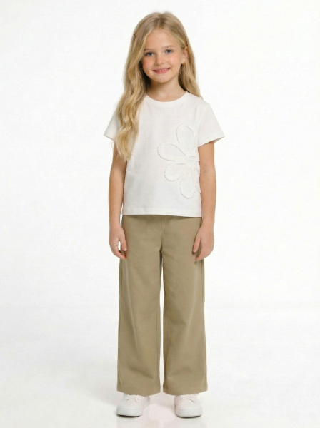 Kız Çocuk 3'lü Alt Üst Kombin Takmı 4-8 Yaş SET0512 Yeşil - 3