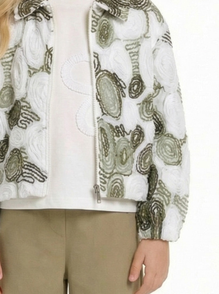 Kız Çocuk 3'lü Alt Üst Kombin Takmı 4-8 Yaş SET0512 Yeşil - 4