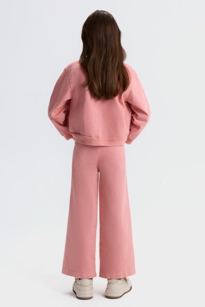 Kız Çocuk 3'lü Alt Üst Kombin Takmı 8-14 Yaş SET0488 Coral - 2