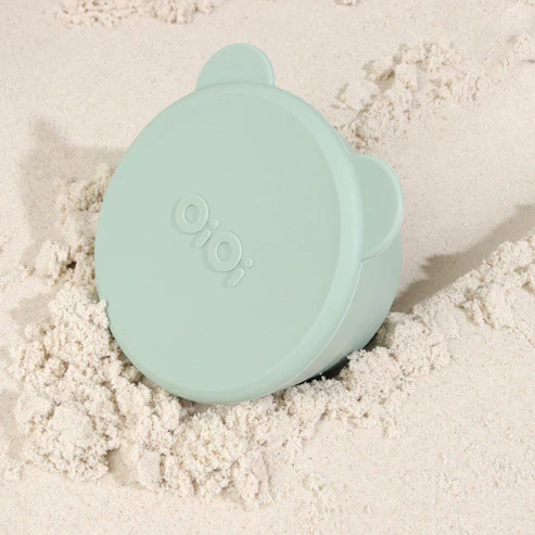 OiOi Silikon Kapaklı Mini Kase 2'Li Mini Bites River Green / Powder Grey - 2