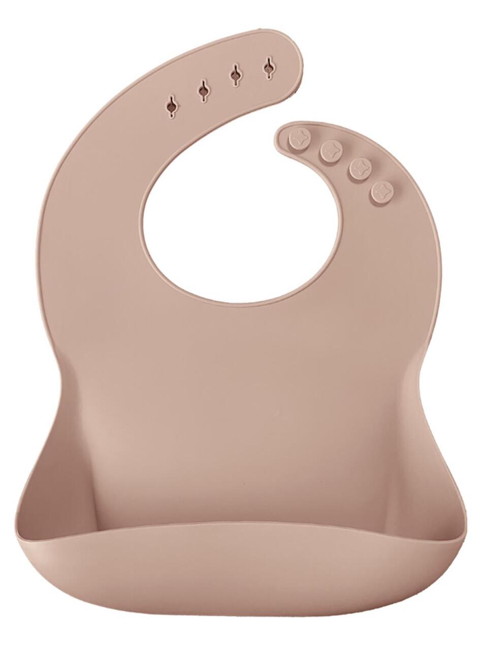 OiOi Basics Silikon Mama Önlüğü Bubble Beige - 1