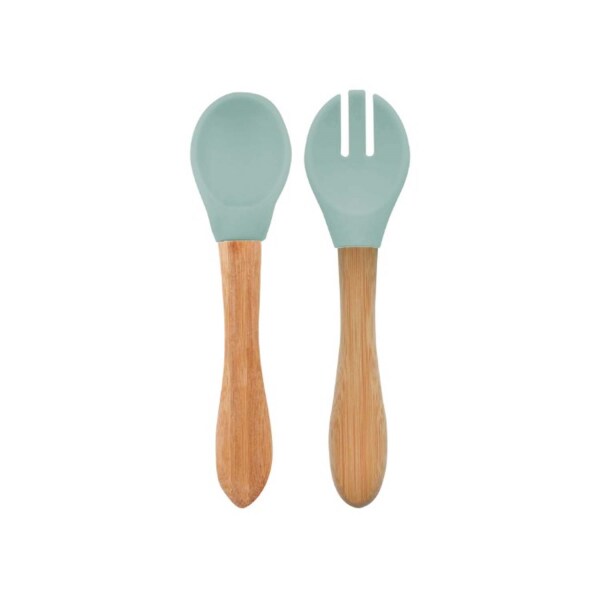 OiOi Mama Kaşığı ve Çatal Seti River Green - OiOi