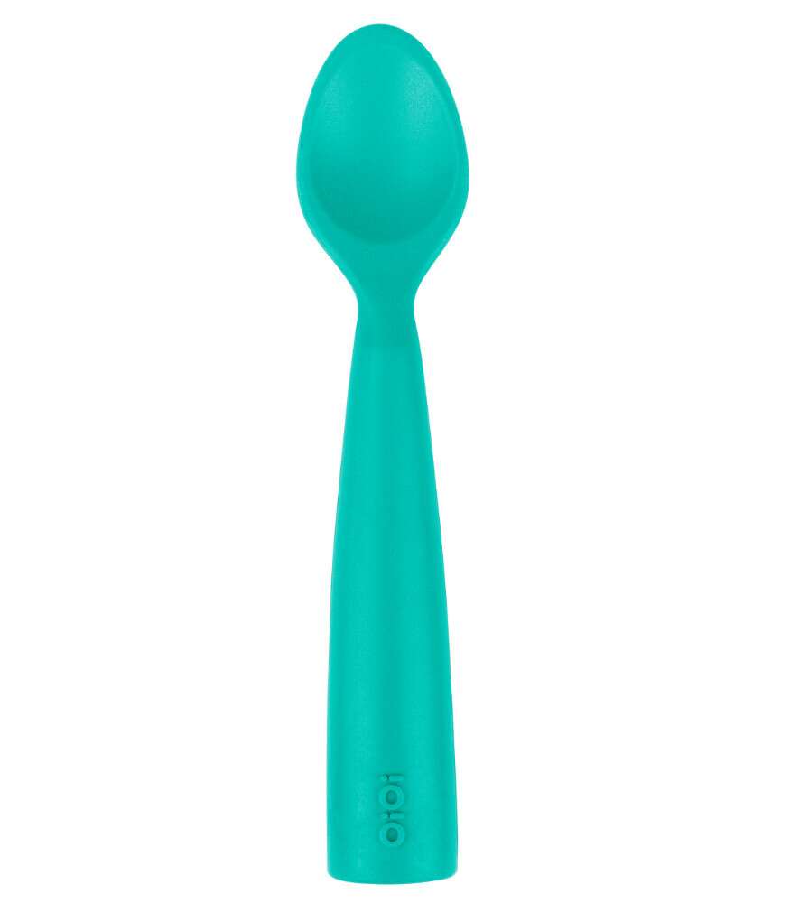 OiOi Nam Nam Silikon Mama Kaşığı Aqua Green - 1