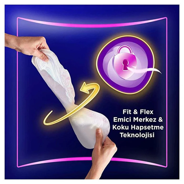 فوط أوركيد ألترا بلاتينيوم نايت إكستراكت بلس، عبوة من 20 فوطة - 5