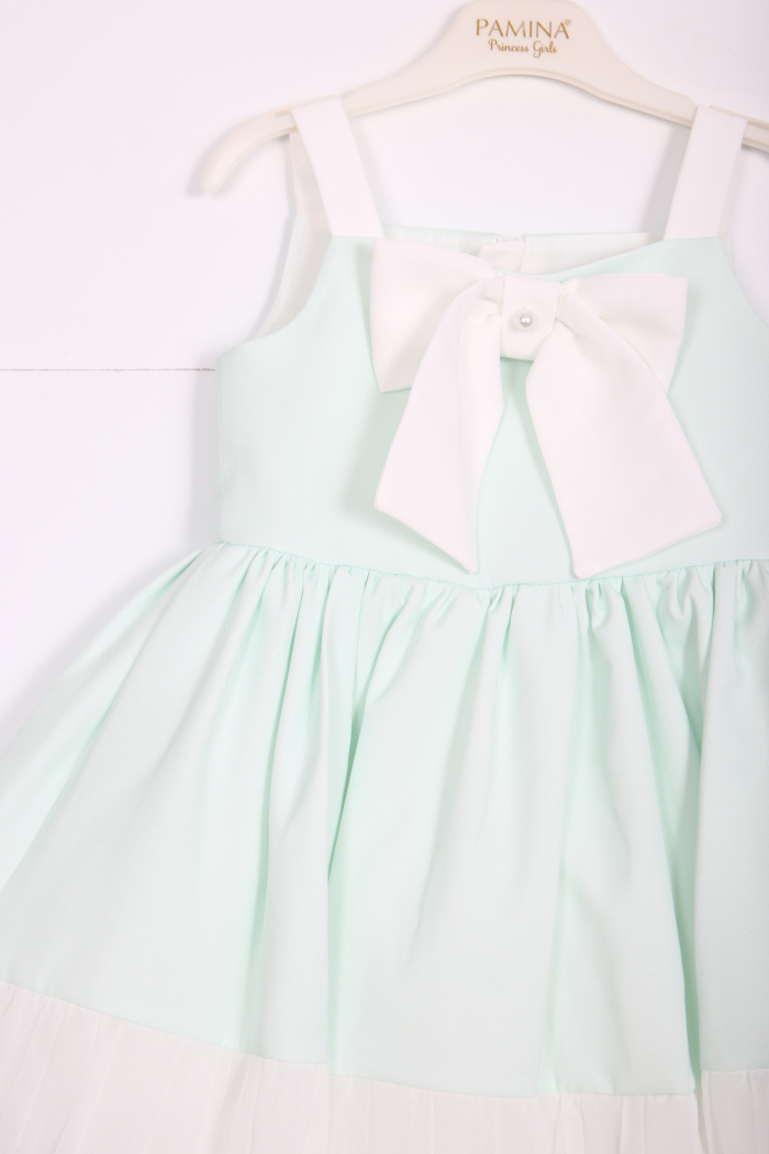 Kız Çocuk Elbise 3-7 Yaş 35217 Mint - 5