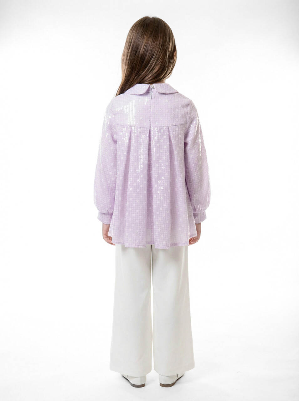 Kız Çocuk 2'li Alt Üst Takım 5-10 Yaş 6110 Mor - 2