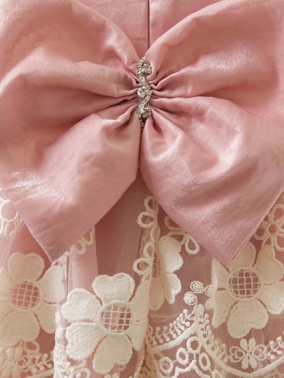 Kız Çocuk Elbise 1-4 Yaş 6094 Pembe - 6