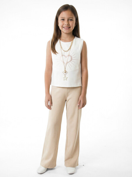 Kız Çocuk 3'lu Alt Üst Takım 11-16 Yaş 6133 Kiremit - 3