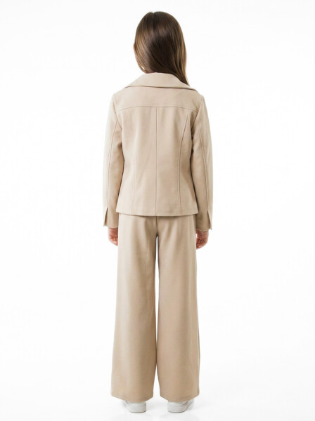 Kız Çocuk 3'lu Alt Üst Takım 11-16 Yaş 6130 Bej - 2