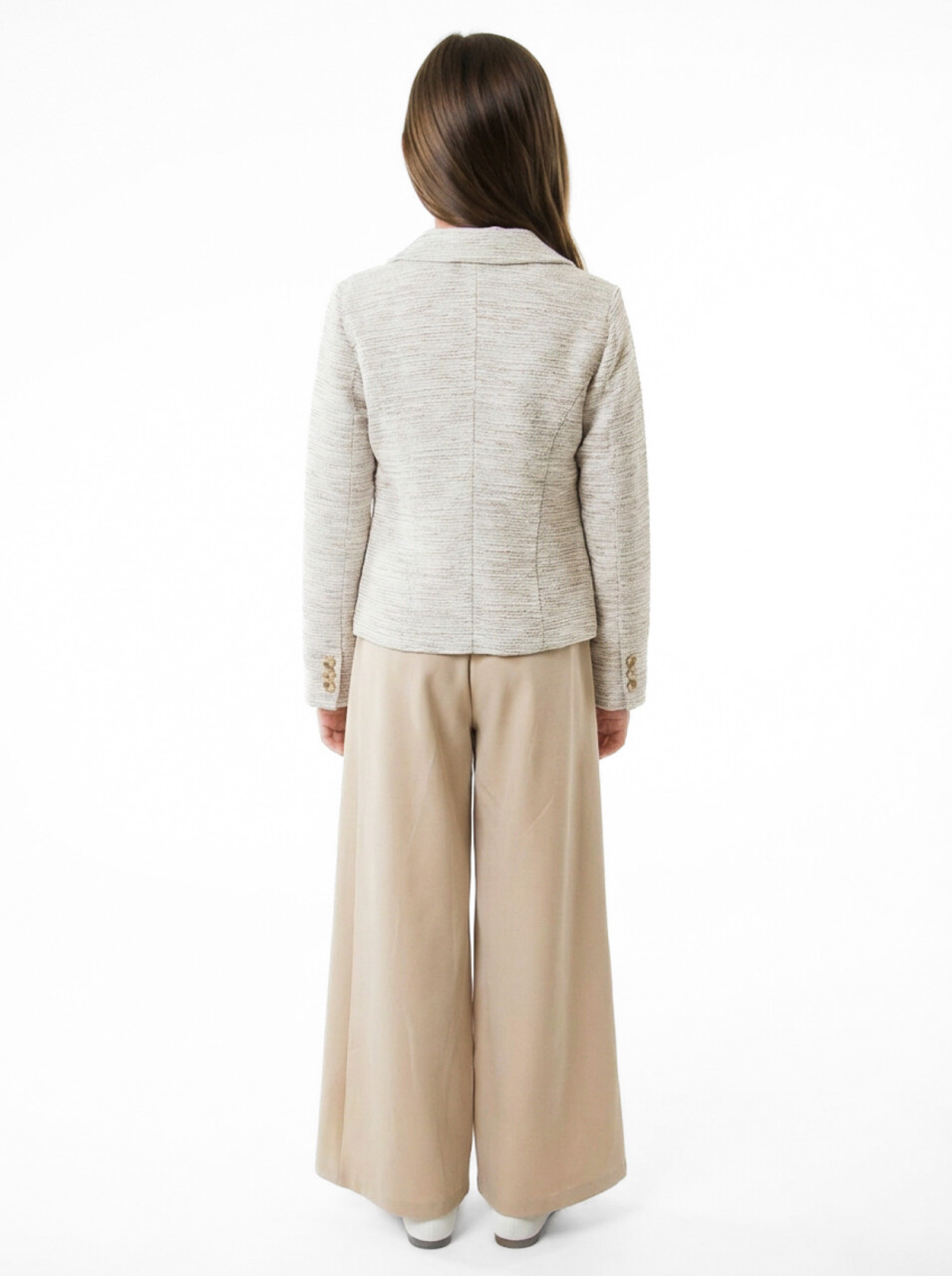 Kız Çocuk 3'lu Alt Üst Takım 11-16 Yaş 6131 Bej - 2