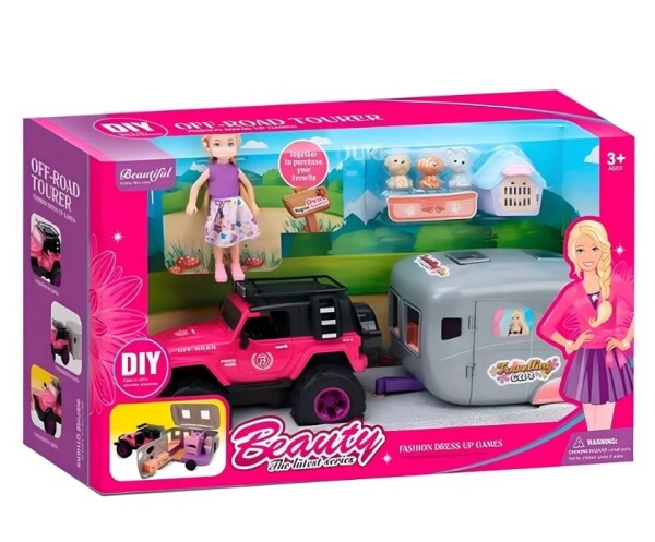 Pasifik Işıklı Jeep Karavan 8005 - Pasifik Toys