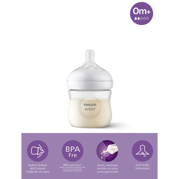 Philips Avent Doğal Tepkili Natural Response PP Biberon 125 ml 0+ Ay - Philips Avent