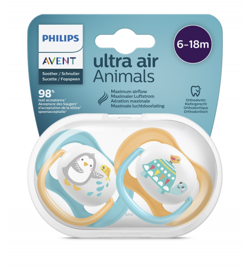 Philips Avent Ultra Air Emzik 6-18 Ay Erkek - Philips Avent