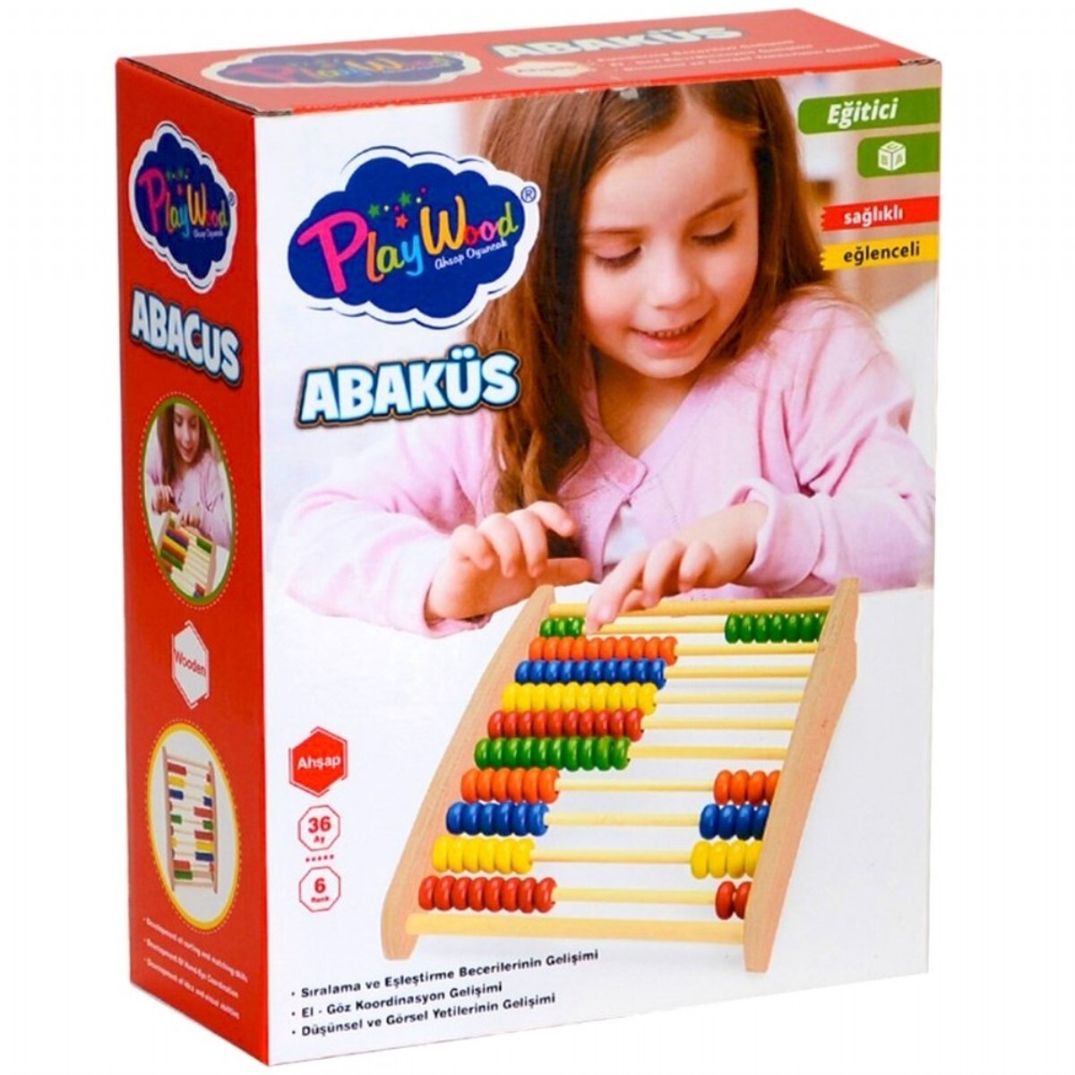 PlayWood Kutuda Ahşap Abaküs 377 - 1