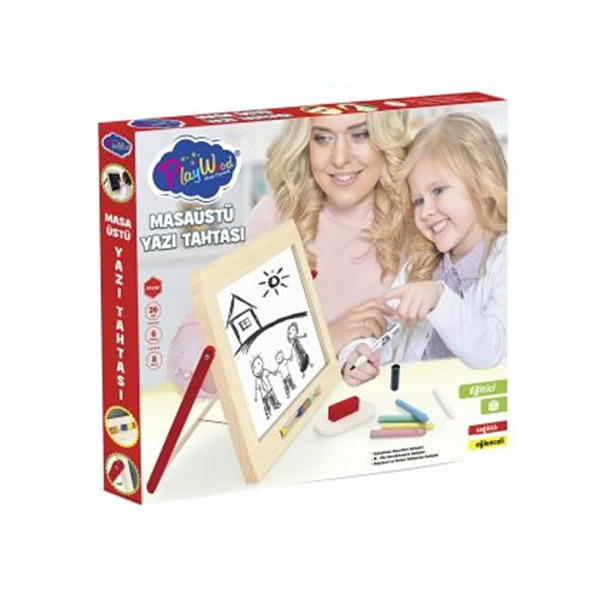 PlayWood Ahşap Masa Üstü Yazı Tahtası 385 - Play Wood