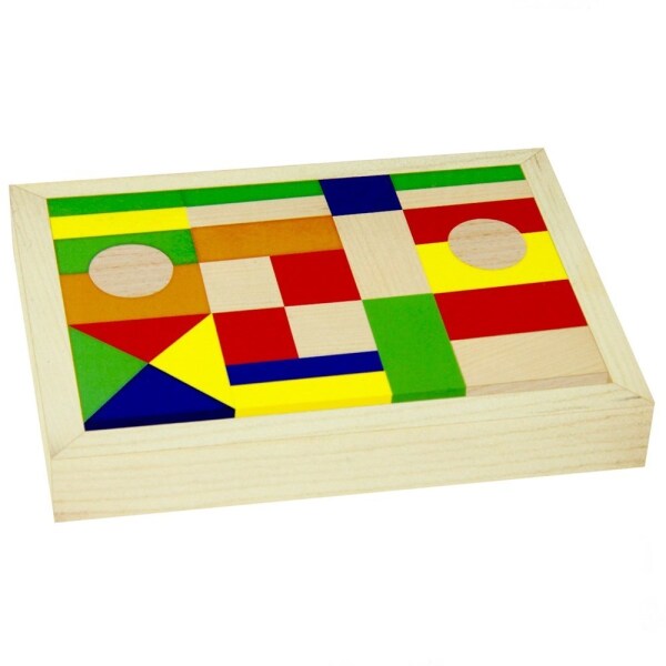 PlayWood 29 Parça Ahşap Bloklar - 3