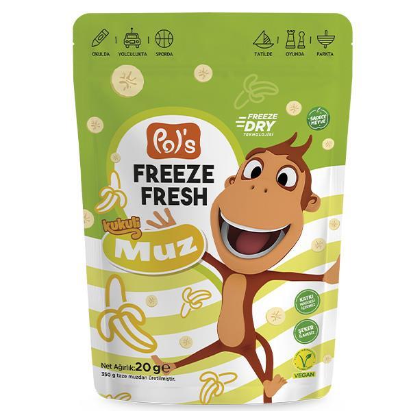 Pol’s Freeze Fresh Kukuli Muz 20 Gr - Pol's