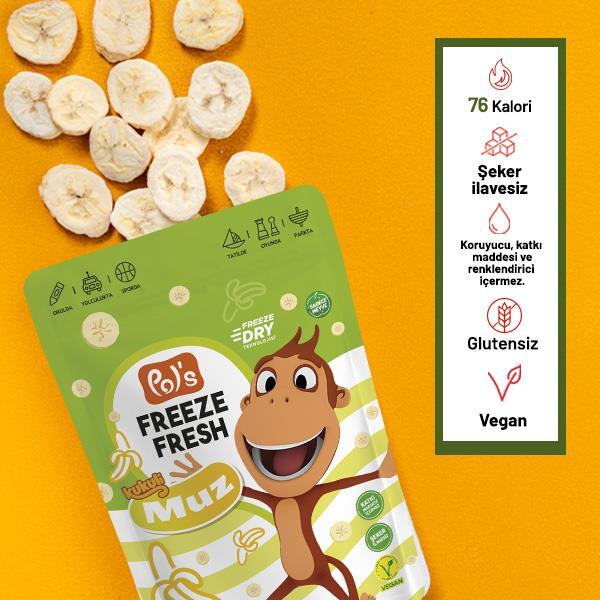 موز كوكولي طازج مجمد من بول، 20 غرام - 3