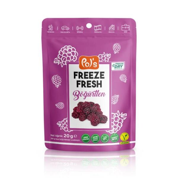 Pol’s Freeze Fresh Böğürtlen 20 Gr - Pol's