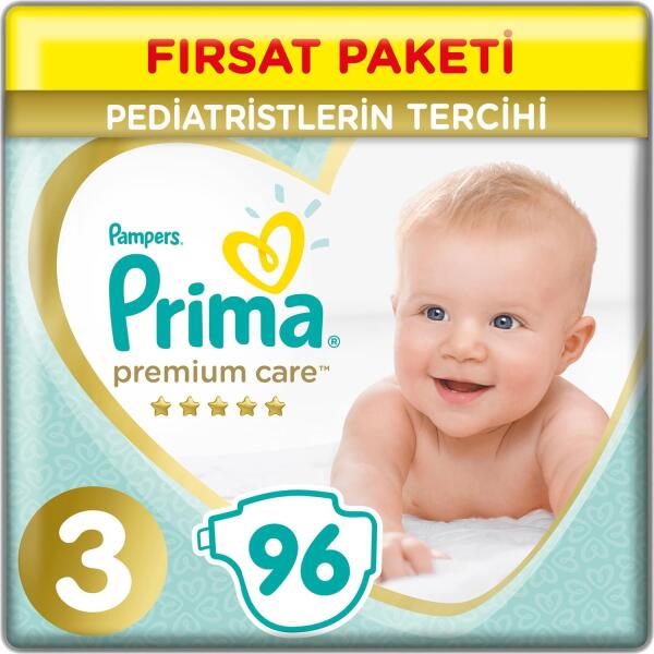 Prima Premium Care Fırsat Paketi 3 Beden 96 Adet - Prima