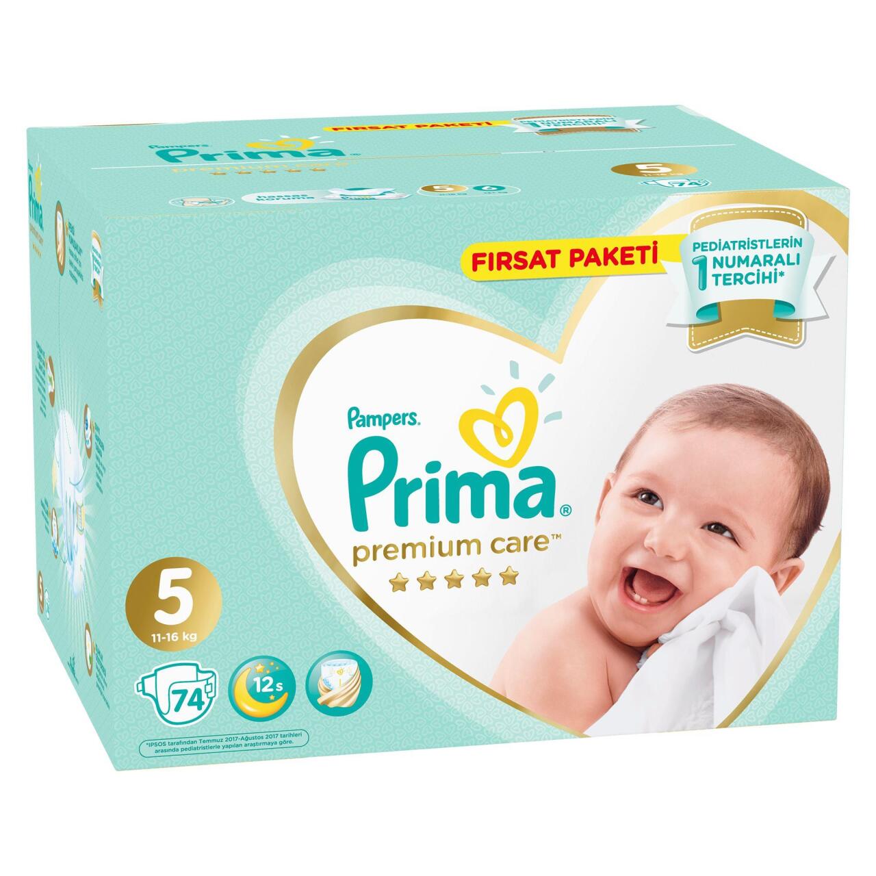 Prima Premium Care Fırsat Paketi 5 Beden 74 Adet - 3