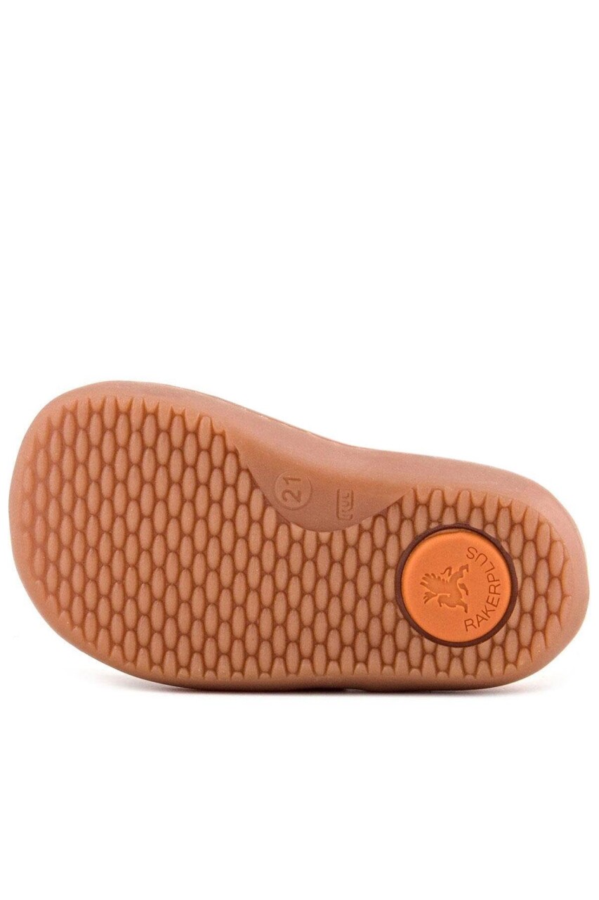 Rakerplus Bob Hakiki Deri Taba Barefoot Cırtlı Lastikli Bebek Sneaker Ayakkabı - 45