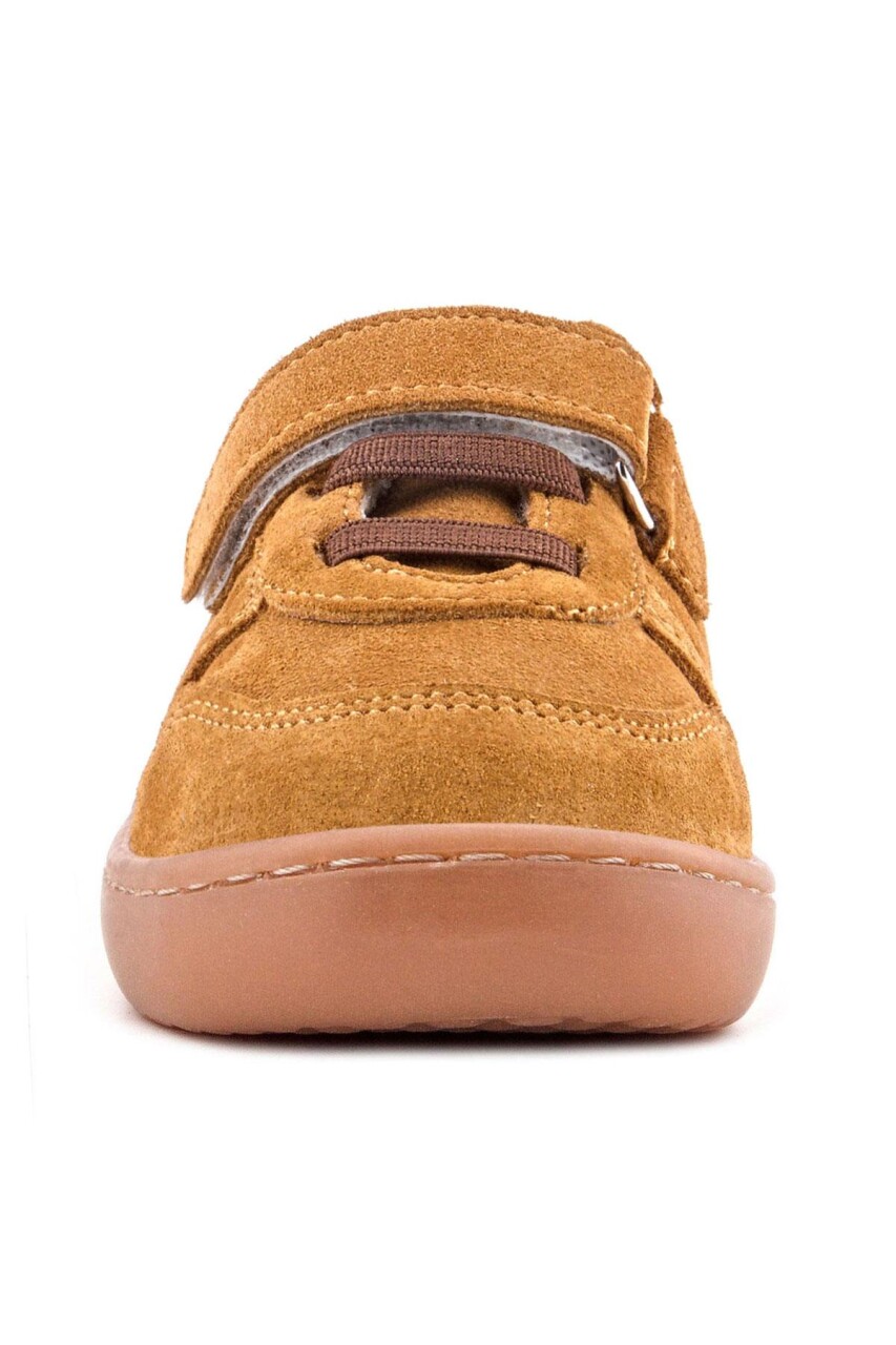Rakerplus Bob Hakiki Deri Taba Barefoot Cırtlı Lastikli Bebek Sneaker Ayakkabı - 49
