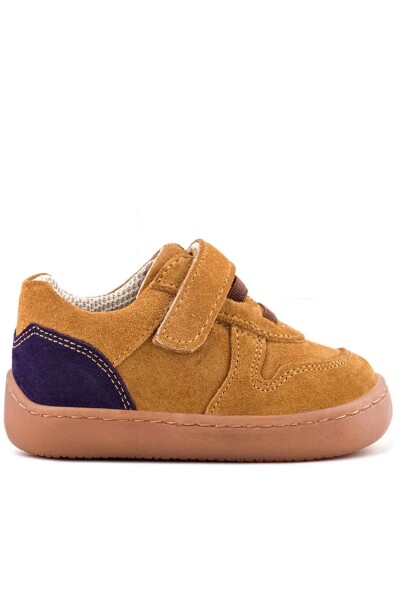 Rakerplus Bob Hakiki Deri Taba Barefoot Cırtlı Lastikli Bebek Sneaker Ayakkabı - 66